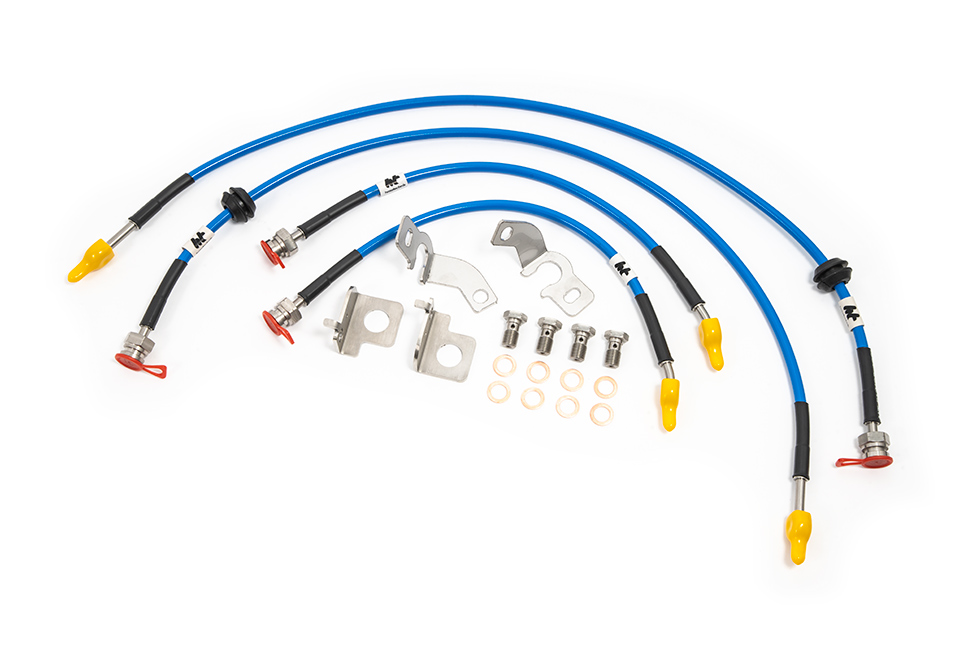 SS Braided Brake Line Front/Rear Set (Available in Red and Yellow) – N75  MotorSports